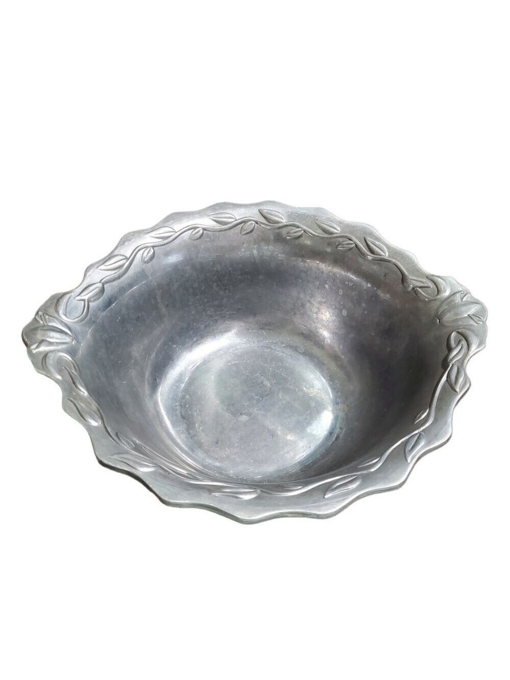Pfaltzgraff Napoli Large Table fruit Bowl Aluminum Hollowware